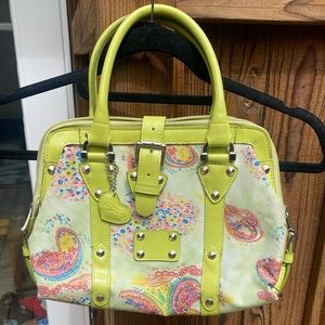 Rina Rich green handbag